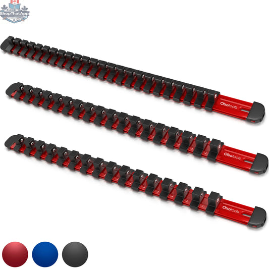 Aluminum Socket Organizer Rails with Locking End Caps - Shopthatapp.ca