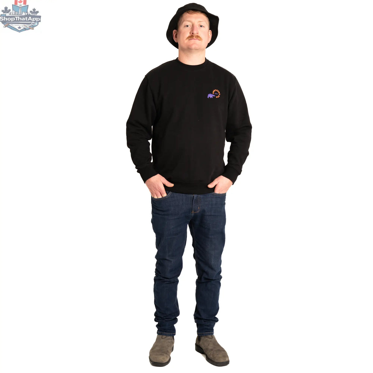 Northern Sun Everyday Crew Sweater in soft knit fabric, featuring a classic crew neckline and comfortable fit.