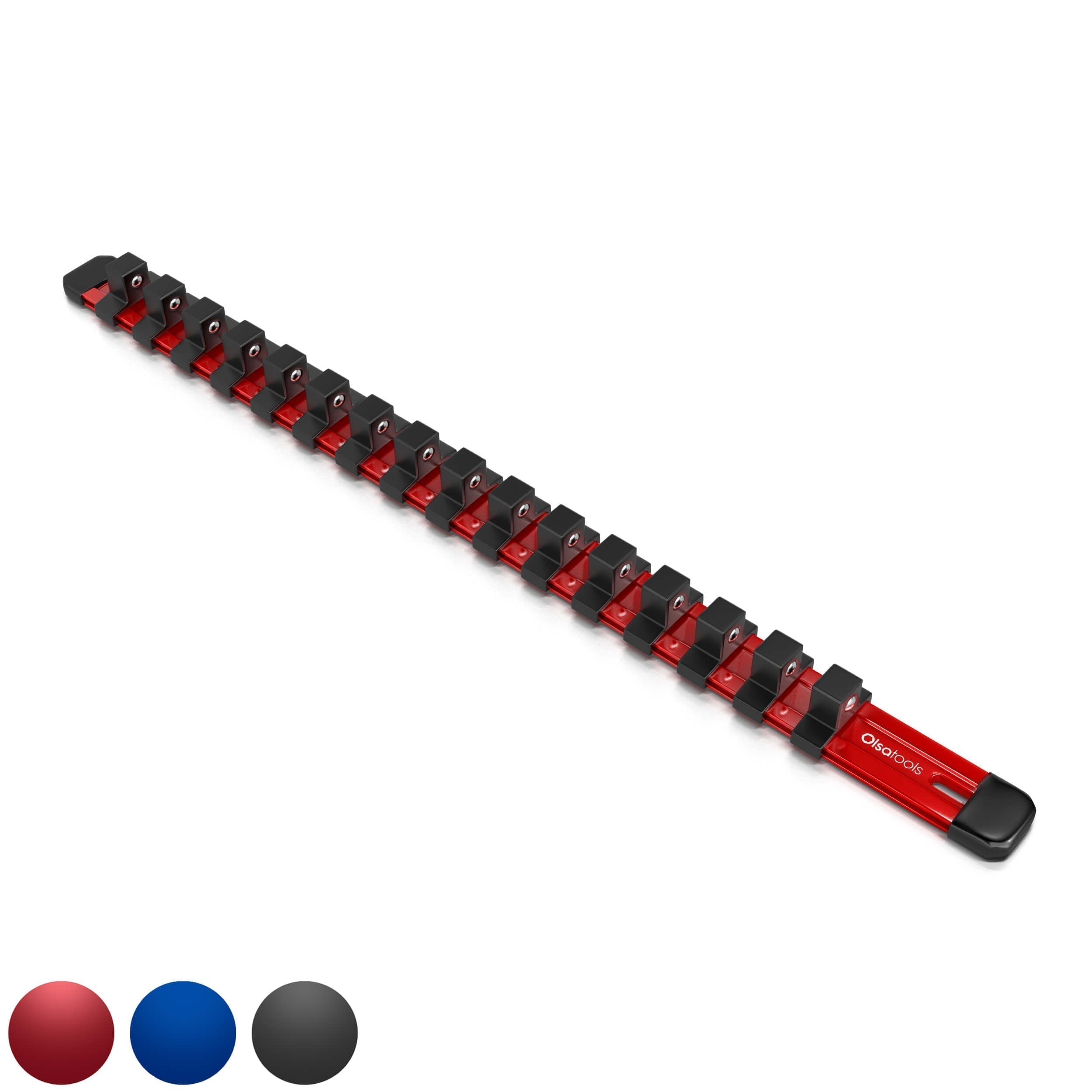 Aluminum Socket Organizer Rails with Locking End Caps - Shopthatapp.ca
