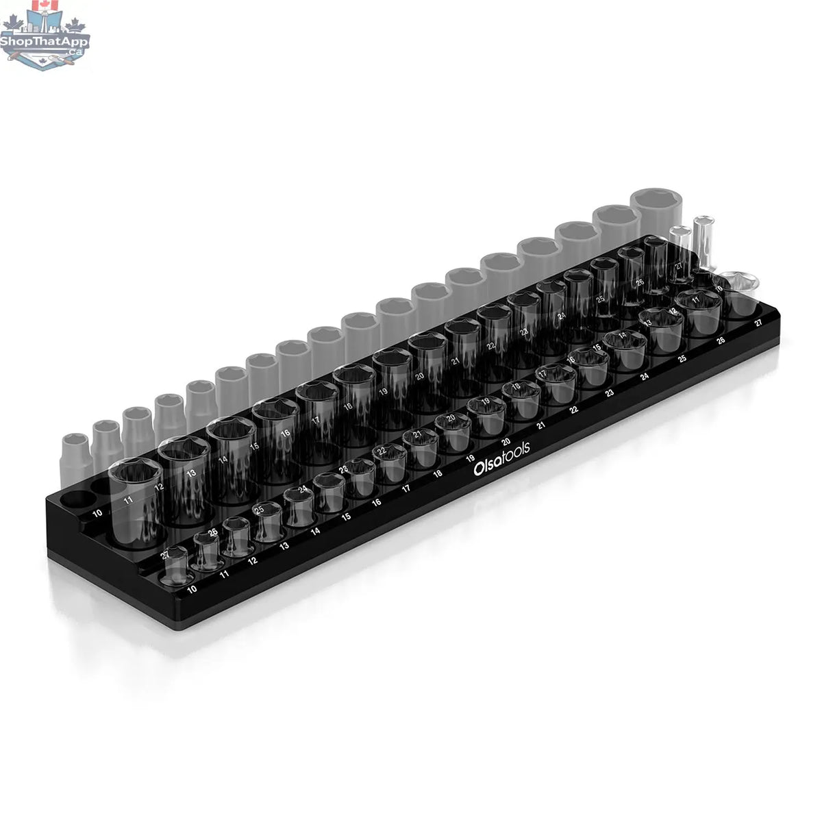 3-Row Magnetic Socket Holder - Shopthatapp.ca
