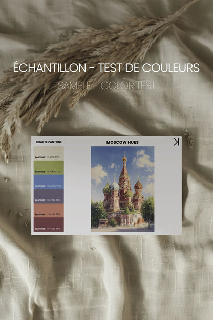 MOSCOW HUES Art Canvas - Oeuvre sur toile étirée - Shopthatapp.ca