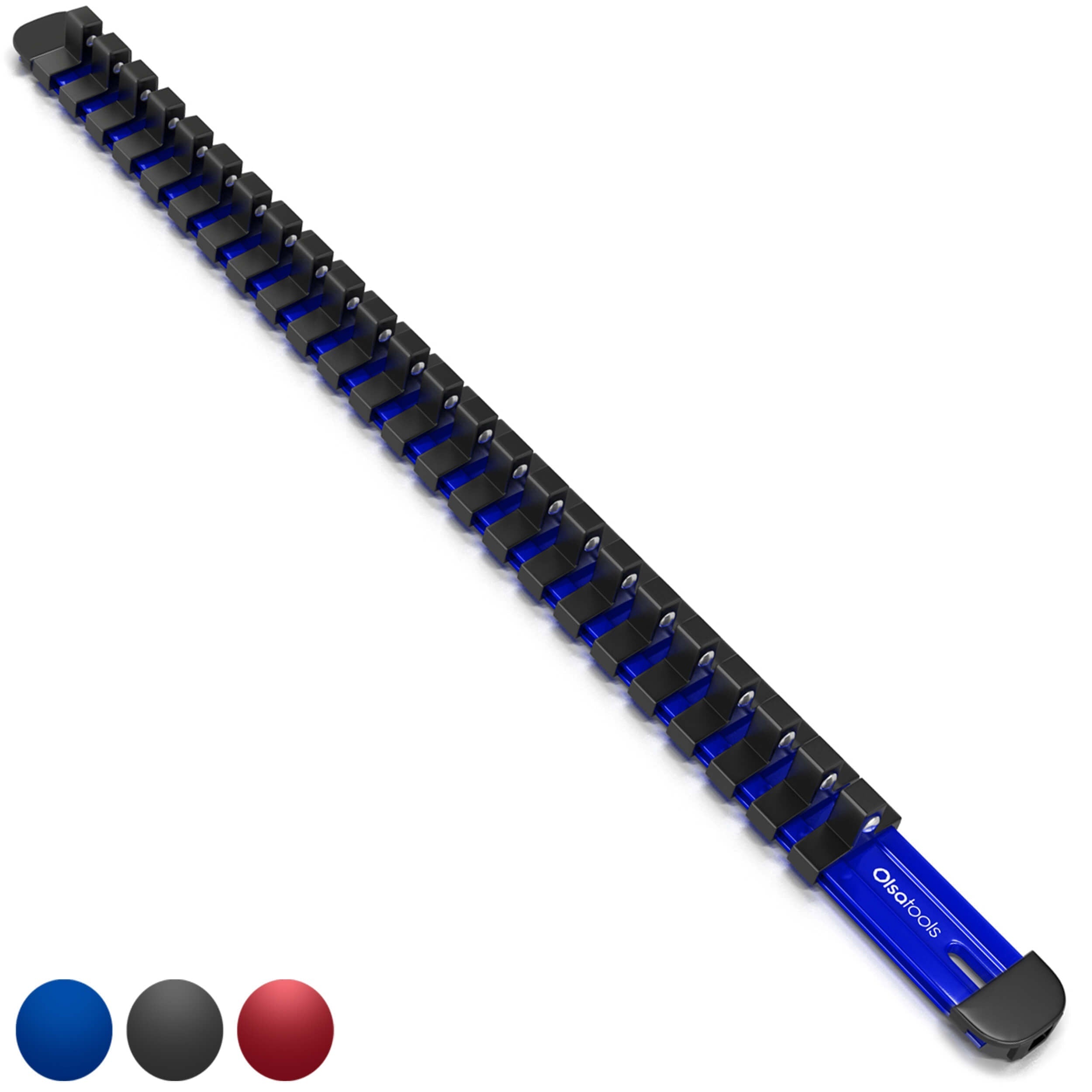 Aluminum Socket Organizer Rails with Locking End Caps - Shopthatapp.ca