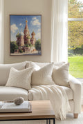 MOSCOW HUES Art Canvas - Oeuvre sur toile étirée