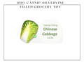 100% Silvervine Catnip Cuddle Toy - Grocery Shaped Plush for Cats - Shopthatapp.ca