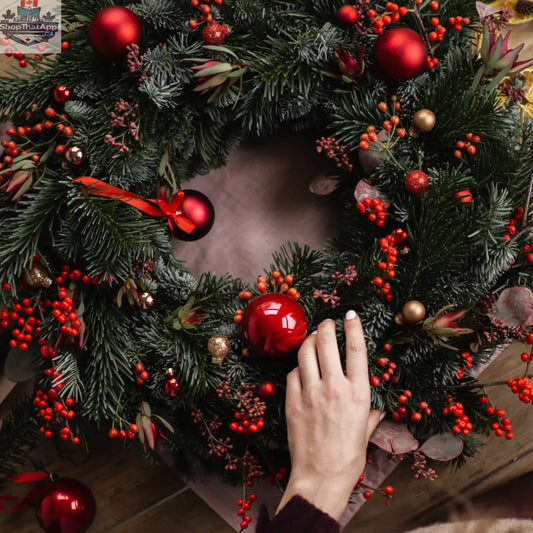 Holiday Wreath Making Workshop for Teams & Friends — Create Custom Winter Wreaths (Group of 10) - Shopthatapp.ca
