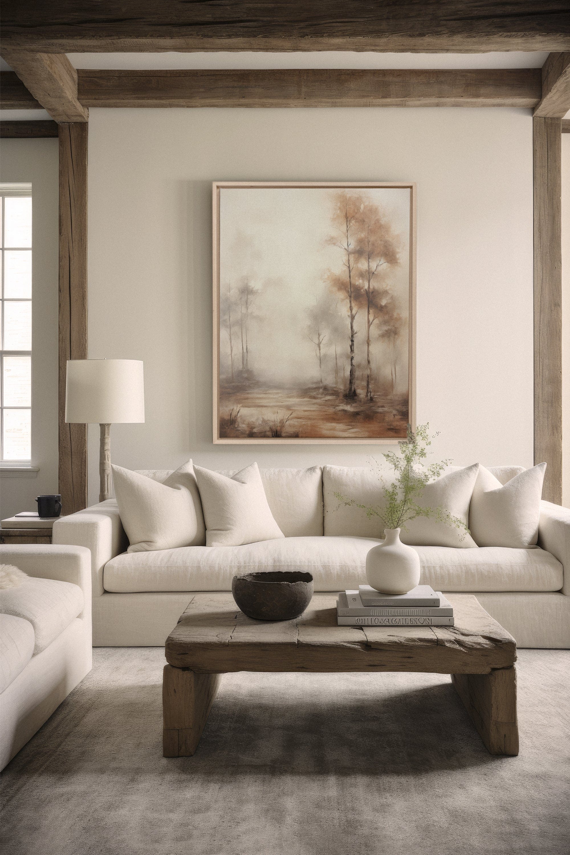 ENIGMATIC FOREST - Enigmatischer Wald Kunstwerk auf Leinwand
