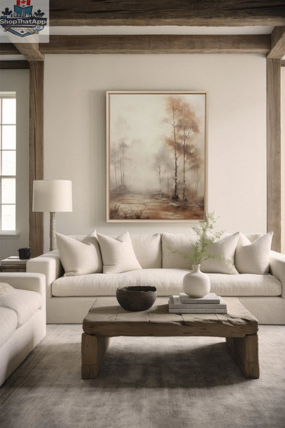 ENIGMATIC FOREST - Enigmatischer Wald Kunstwerk auf Leinwand - Shopthatapp.ca
