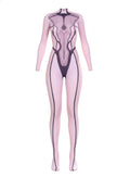 Anime Superhero Eve 10D Sheer Bodystocking - Ultra-Thin Cosplay Lingerie - Shopthatapp.ca