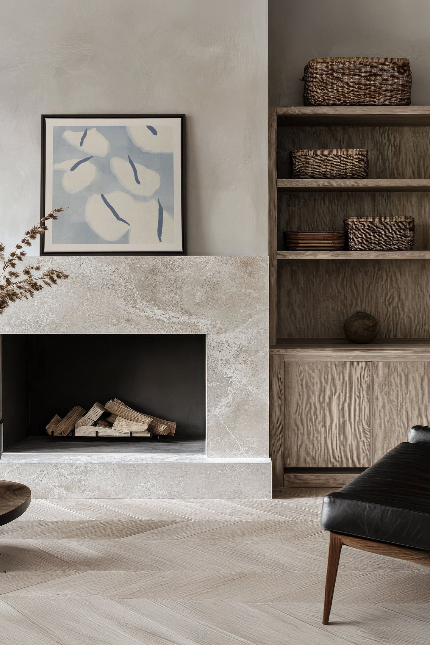 COTON MARINE - Décoration murale élégante sur toile étirée - Shopthatapp.ca