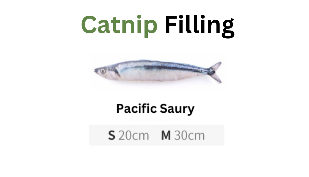 100% Silvervine Catnip Fish Toy - Cuddle Toy for Cats - Shopthatapp.ca