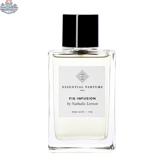 Essential Parfums Fig Infusion EDP perfume bottle with 100 ml size, featuring a sleek design and fig-inspired scent.