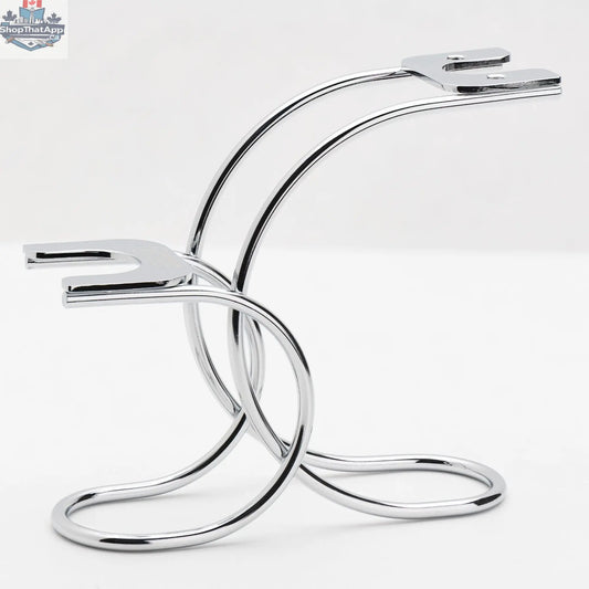 Merkur Shaving Stand for DE Safety Razor - Curved Chrome Design - Shopthatapp.ca