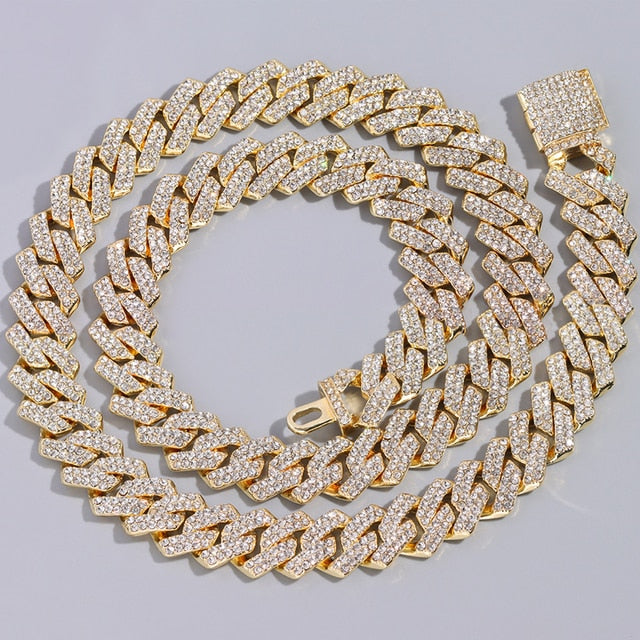Stylish 14MM Gold Cuban Link Chain for Effortless Elegance