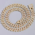 Stylish 14MM Gold Cuban Link Chain for Effortless Elegance