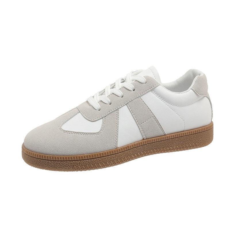 Retro Casual Sports Shoes Womens Flat Sneakers Single-layer Shoes
