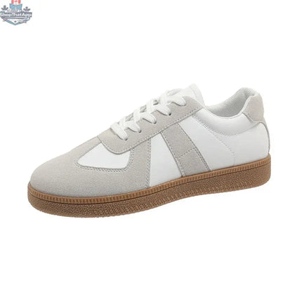 Retro Casual Sports Shoes Womens Flat Sneakers Single-layer Shoes - Shopthatapp.ca