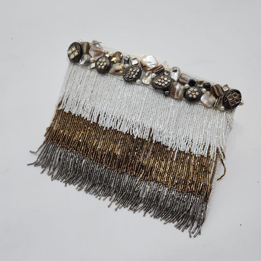 Elevate Your Style with the Elegant Bronze Fantasy Clutch