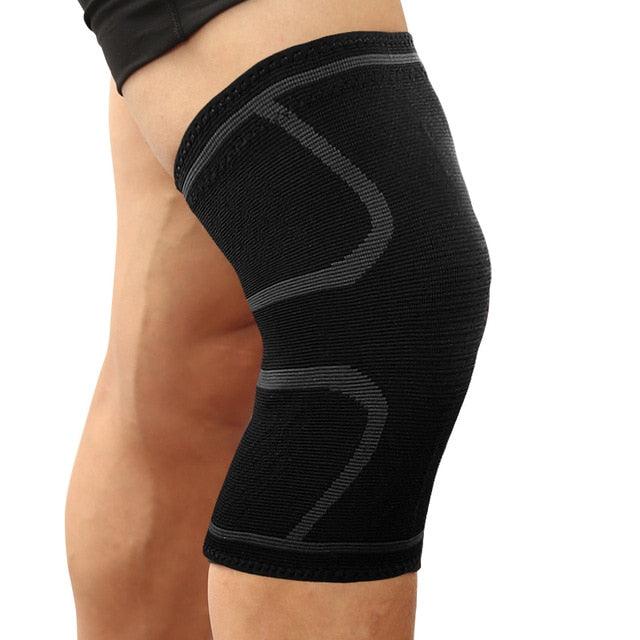 Fitness Knee Support Sleeve - 1PCS Elastic Nylon Compression Knee Pad Brace for Running, Cycling, Basketball, and Volleyball - Shopthatapp.ca