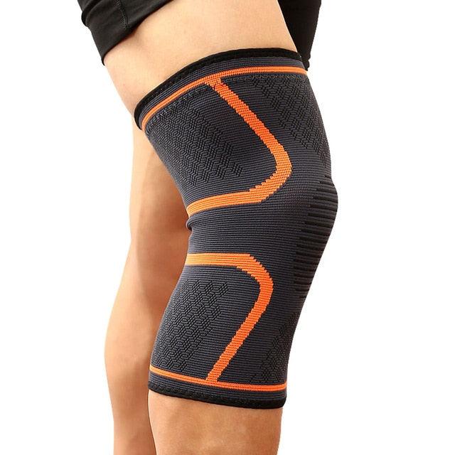 Fitness Knee Support Sleeve - 1PCS Elastic Nylon Compression Knee Pad Brace for Running, Cycling, Basketball, and Volleyball - Shopthatapp.ca