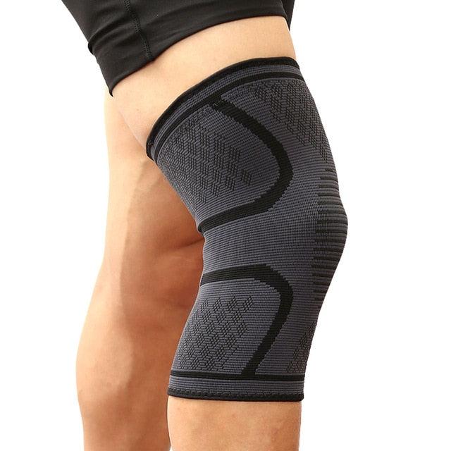 Fitness Knee Support Sleeve - 1PCS Elastic Nylon Compression Knee Pad Brace for Running, Cycling, Basketball, and Volleyball - Shopthatapp.ca