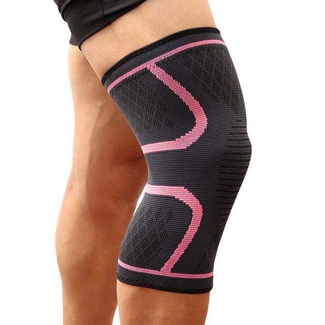 Fitness Knee Support Sleeve - 1PCS Elastic Nylon Compression Knee Pad Brace for Running, Cycling, Basketball, and Volleyball - Shopthatapp.ca
