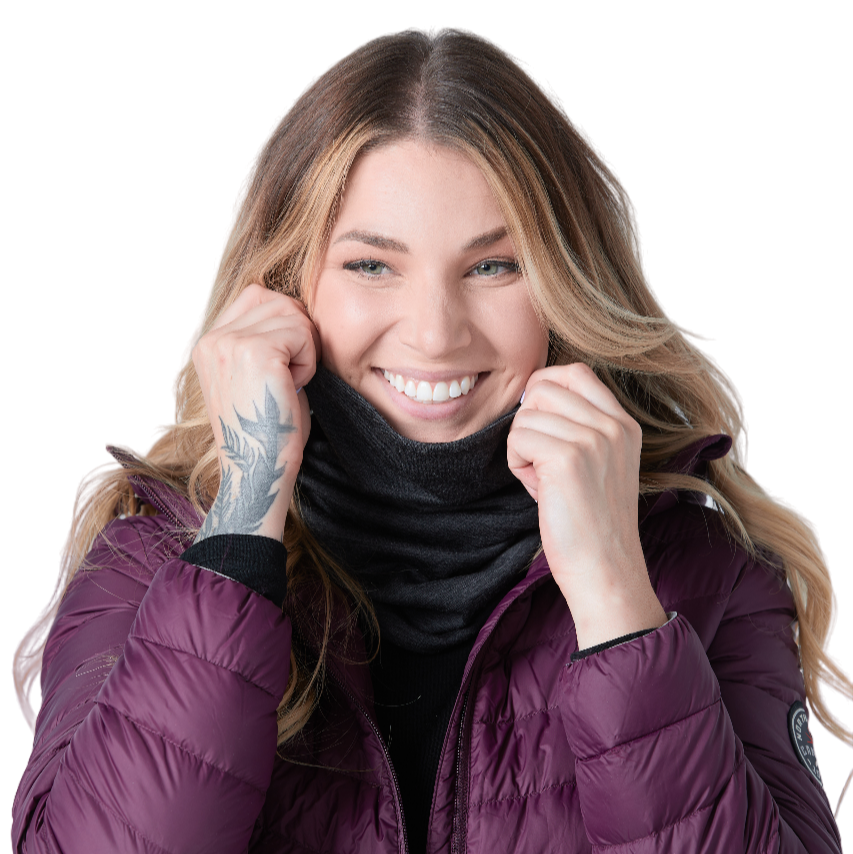 Merino Wool Neck Gaiter — Reversible, Unisex