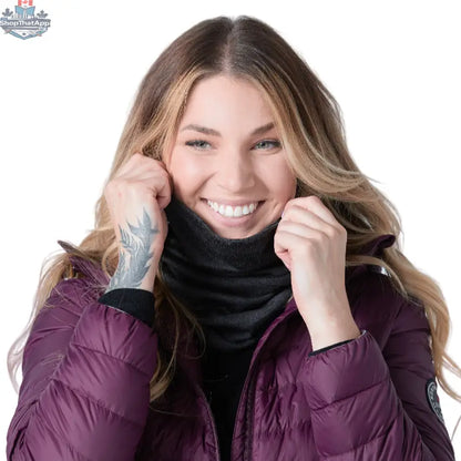Merino Wool Neck Gaiter — Reversible, Unisex - Shopthatapp.ca