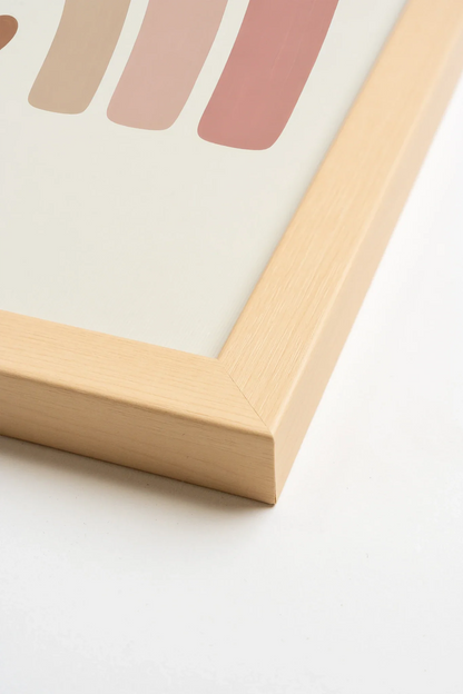 NUANCES D'AMOUR, Oeuvre d'art encadrée sur toile rigide, encadré Naturel Clair (collective) - Shopthatapp.ca