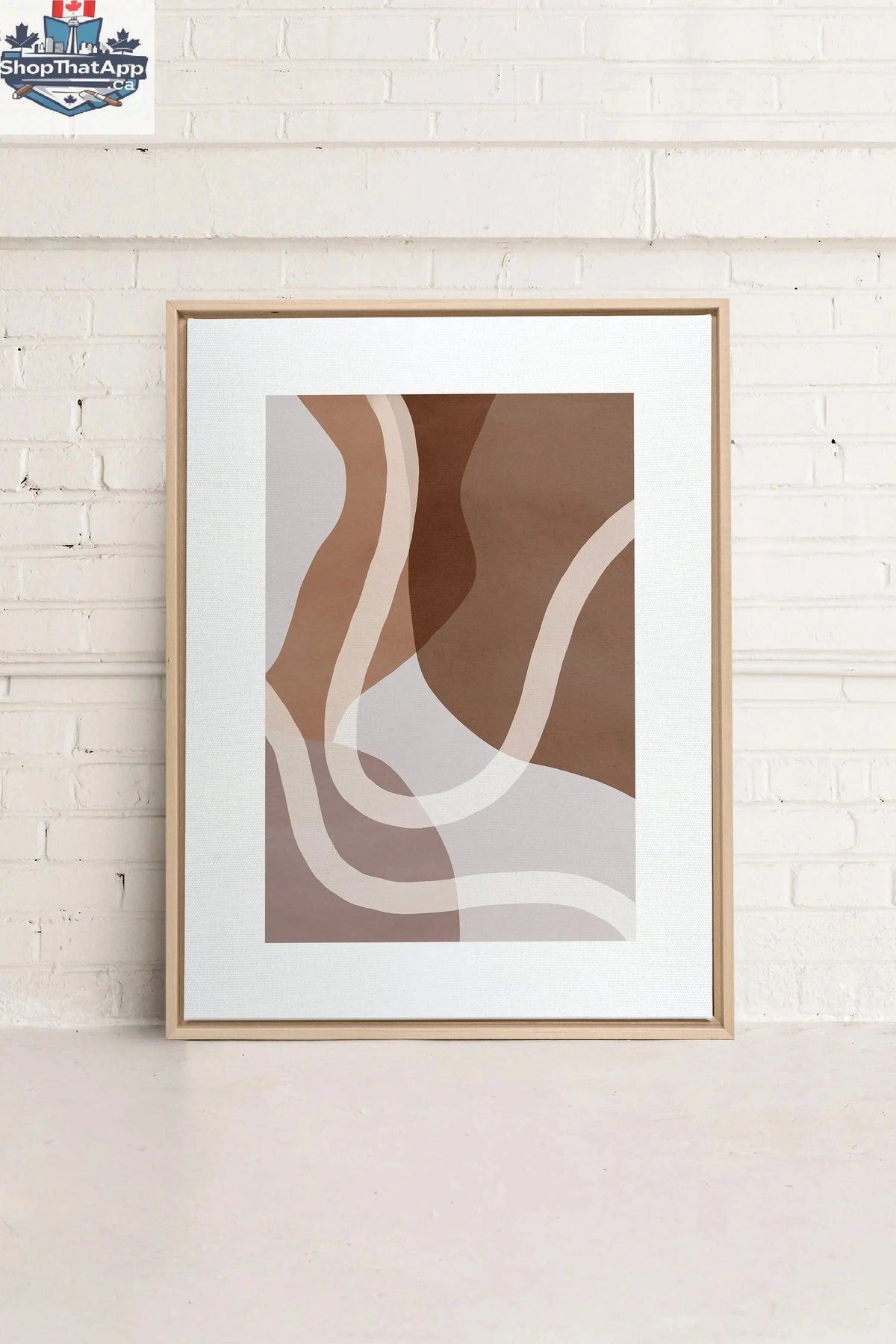 AUTUMN WHIRL - Tableau automnal étiré sur toile - Shopthatapp.ca