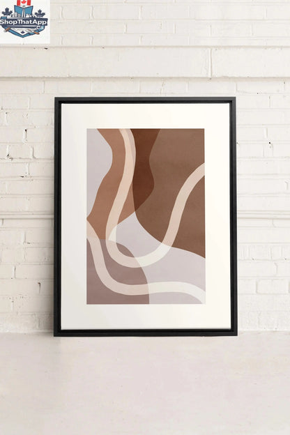 AUTUMN WHIRL - Tableau automnal étiré sur toile - Shopthatapp.ca