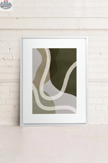 AUTUMN WHIRL - Tableau automnal étiré sur toile - Shopthatapp.ca