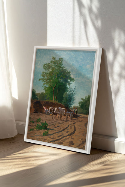 Route du Village Artwork - Canvas Stretch Art Piece - Shopthatapp.ca