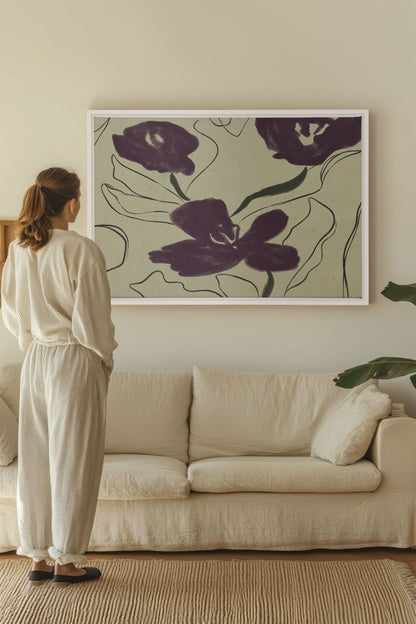 VELVET GARDEN Artwork – Oeuvre sur toile étirée - Shopthatapp.ca