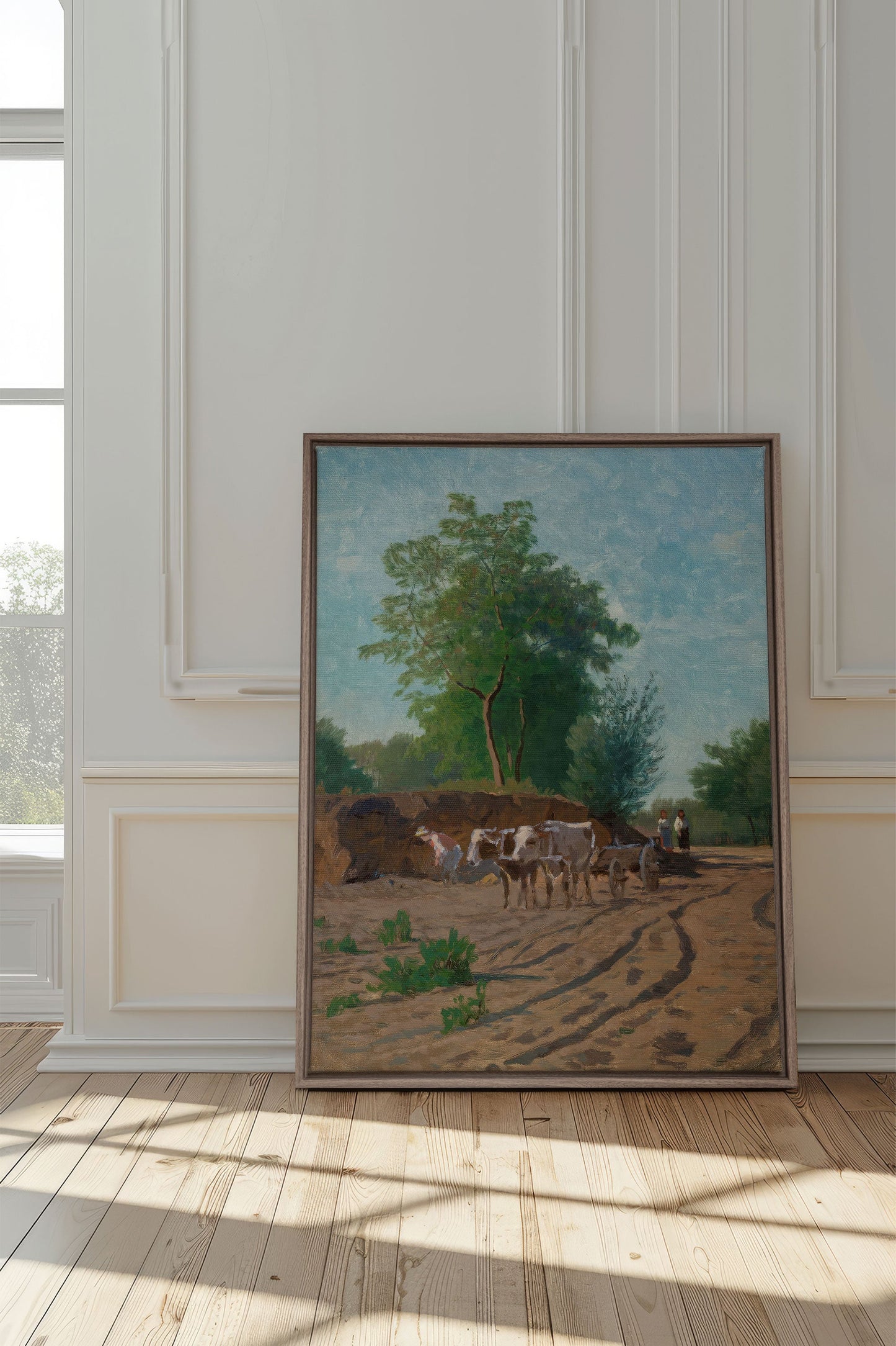 Route du Village Artwork - Canvas Stretch Art Piece - Shopthatapp.ca