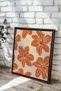 RAYON FLORAL - Oeuvre sur toile étirée pour une décoration intérieure contemporain - Shopthatapp.ca