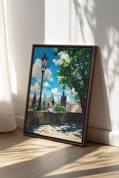PRAGUE REVERIE Canvas Artwork - Oeuvre sur Toile Étirée - Shopthatapp.ca