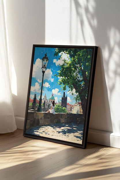 PRAGUE REVERIE Canvas Artwork - Oeuvre sur Toile Étirée - Shopthatapp.ca