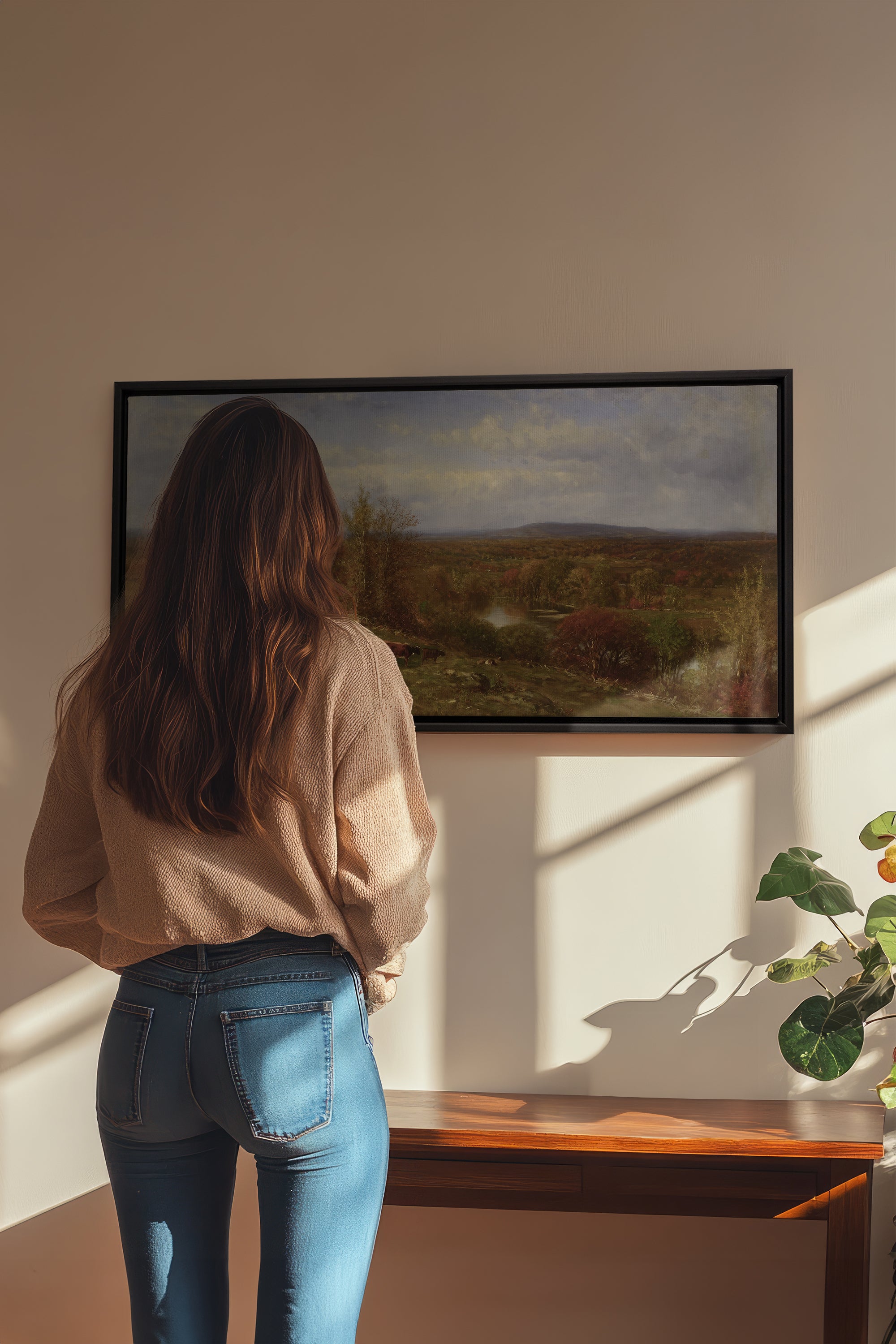 Countryside Glow Canvas Art - Oeuvre sur Toile Étirée