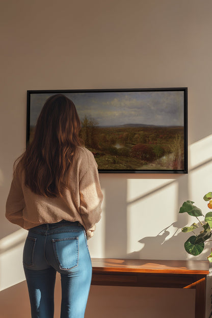 Countryside Glow Canvas Art - Oeuvre sur Toile Étirée - Shopthatapp.ca