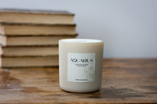 Aquarius Soy Wax Candle - 8oz Natural and Eco-Friendly Delight - Shopthatapp.ca