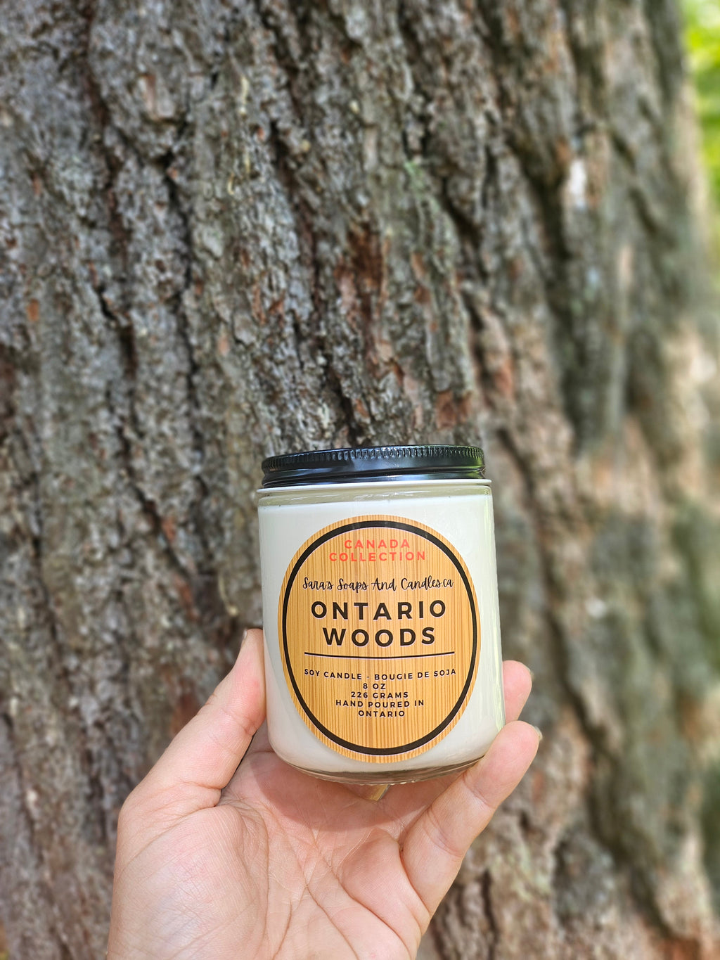 Ontario Woods Soy Candle - 8 oz - Shopthatapp.ca