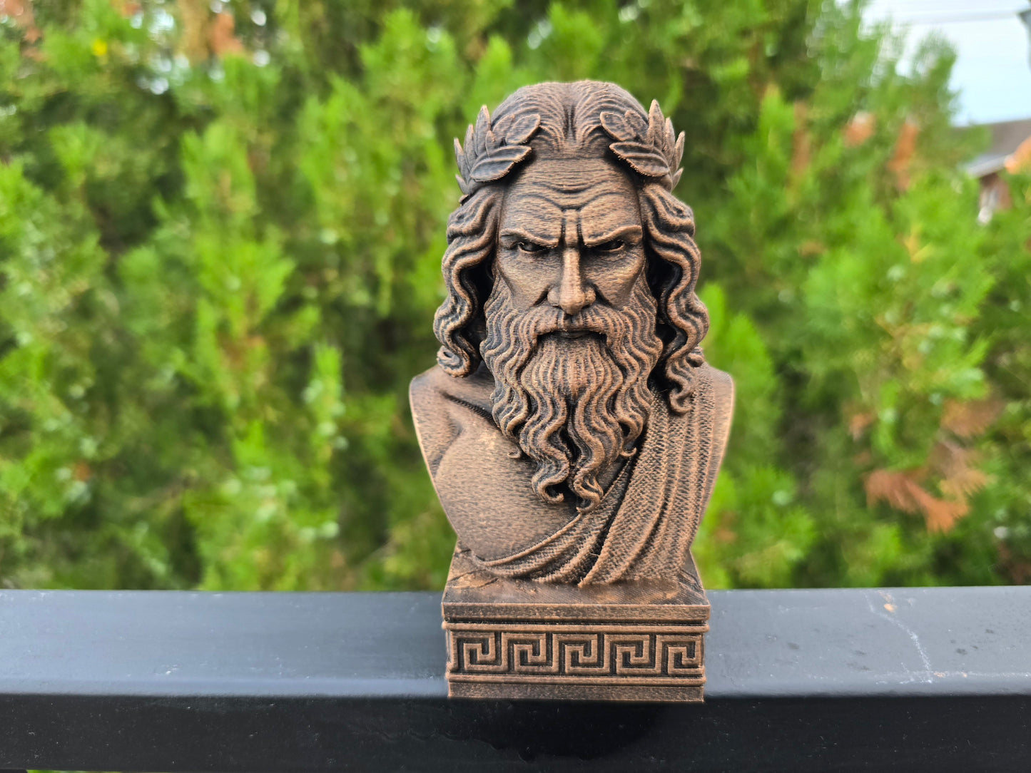 Zeus Bust Greek Mythology Decorative Sculpture - Shopthatapp.ca