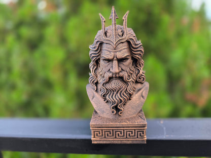 Poseidon Bust Sculpture – Greek Mythology Series - Shopthatapp.ca