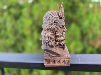 Poseidon Bust Sculpture – Greek Mythology Series - Shopthatapp.ca