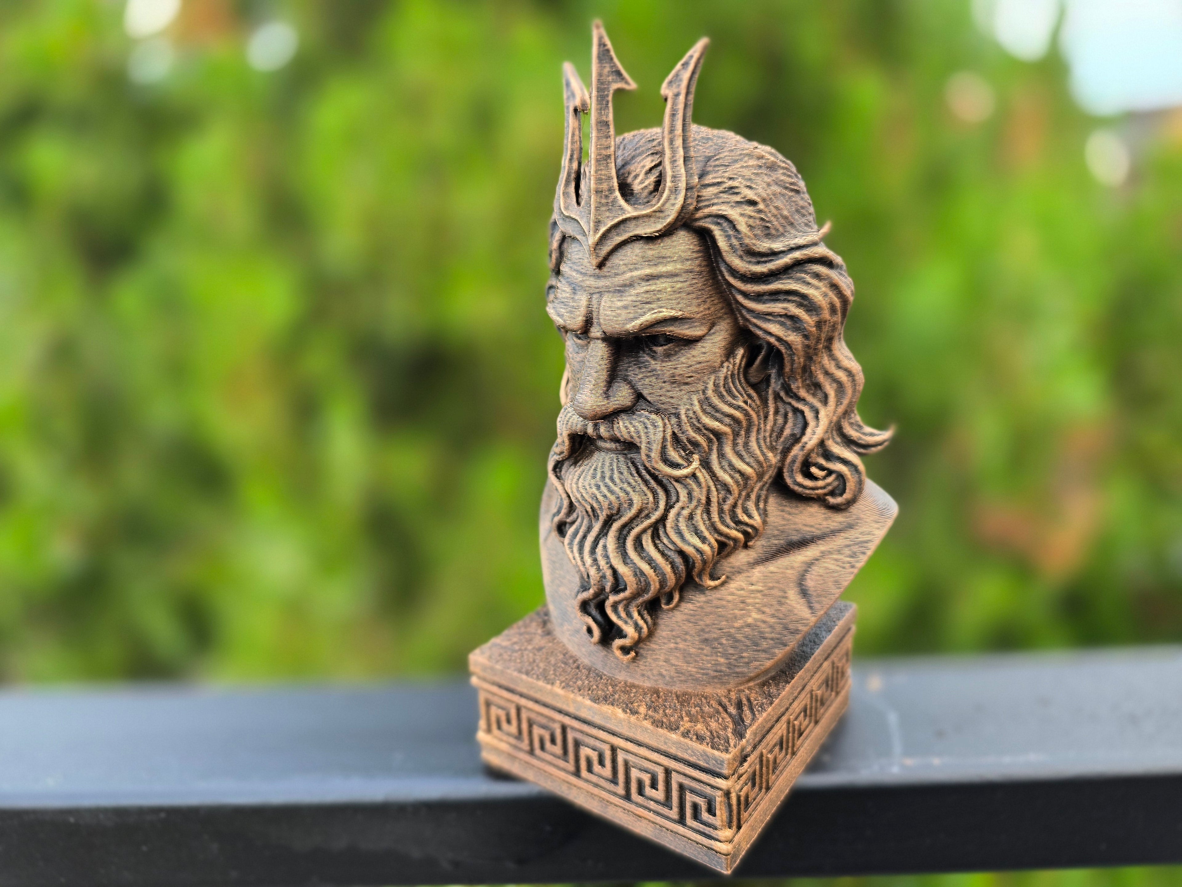 Poseidon Bust Sculpture – Greek Mythology Series