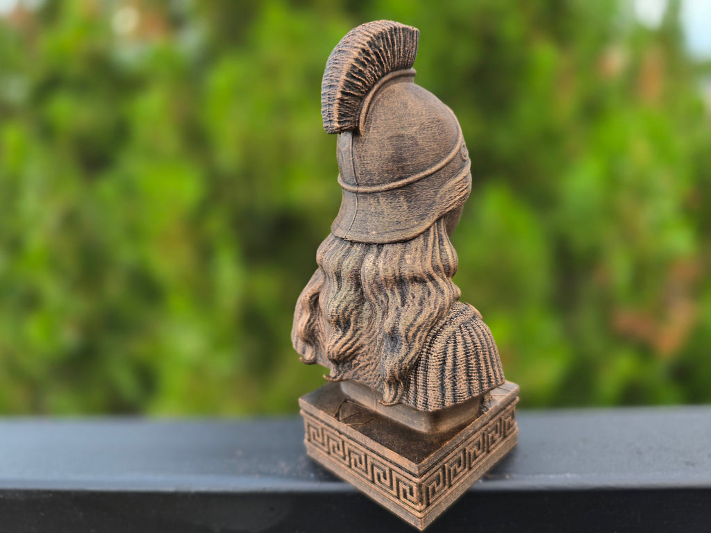 Athena Bust Greek Mythology Sculpture – Exquisite Detail and Artistic Craftsmanship