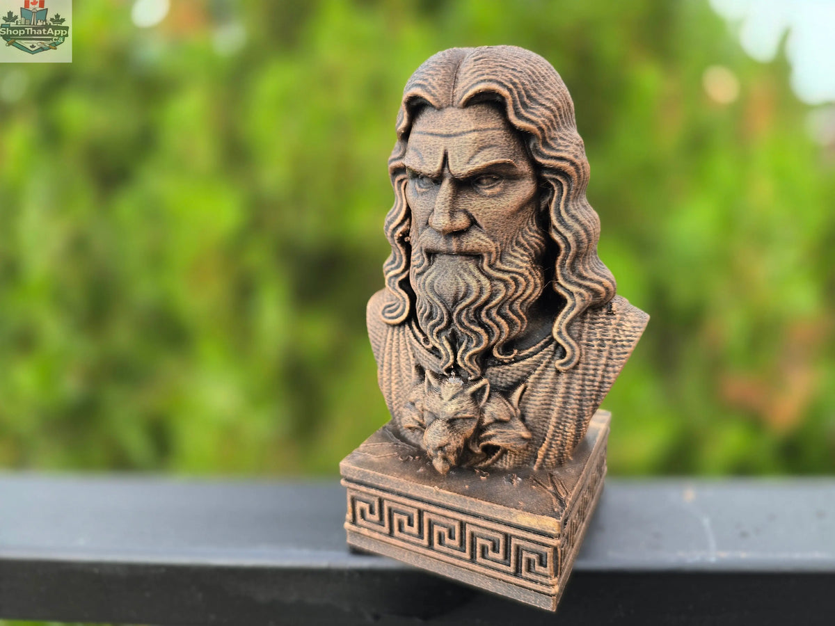 Hades Bust Greek Mythology Series - Exquisite Collectible Sculpture - Shopthatapp.ca