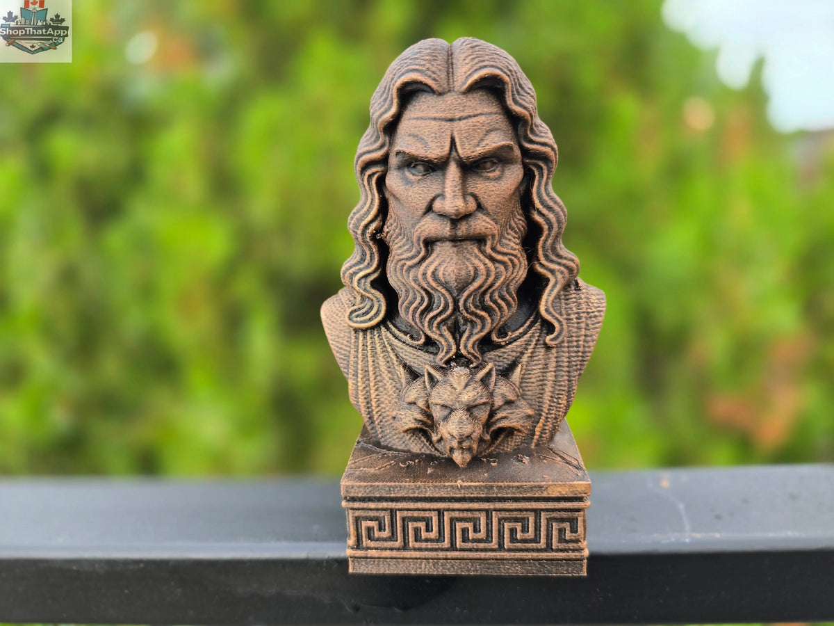 Hades Bust Greek Mythology Series - Exquisite Collectible Sculpture - Shopthatapp.ca