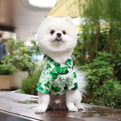 Saint Patrick's Day Dog Shirt - Adorable Festive Holiday Pet Tee for Your Furry Friend - Shopthatapp.ca