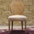 Napoleon Dining Chair w/ Cane Back- Antique Linen - Www.Shopthatapp.ca